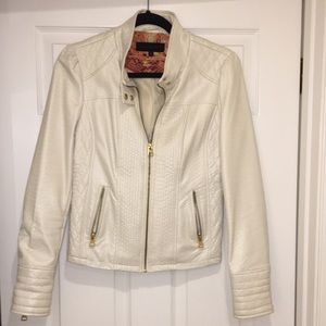 Steve Madden cream and gold jacket | s